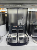 Intelligenter Futterautomat für Haustiere | Doppelnapf mit Zwei-Wege-Audio | 4L